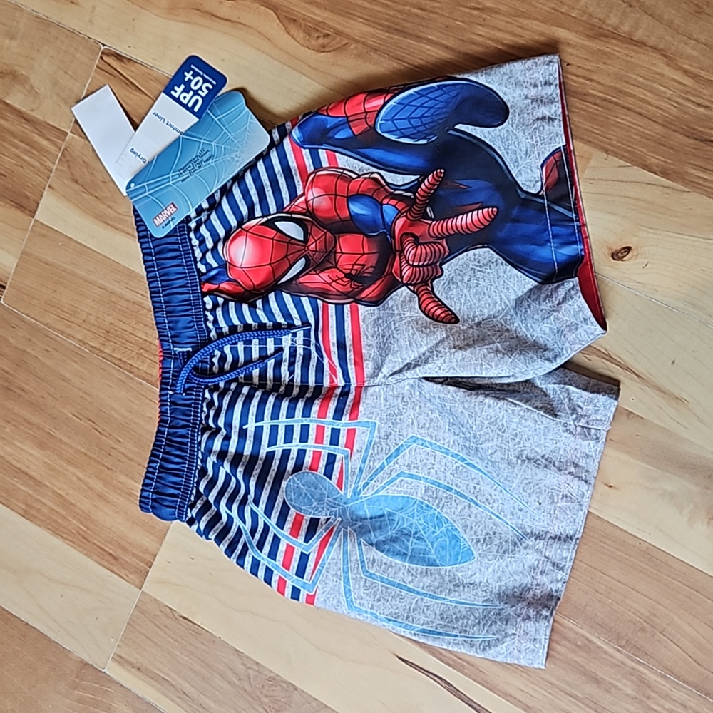 NWT Spiderman Swim Trunks Size 3T